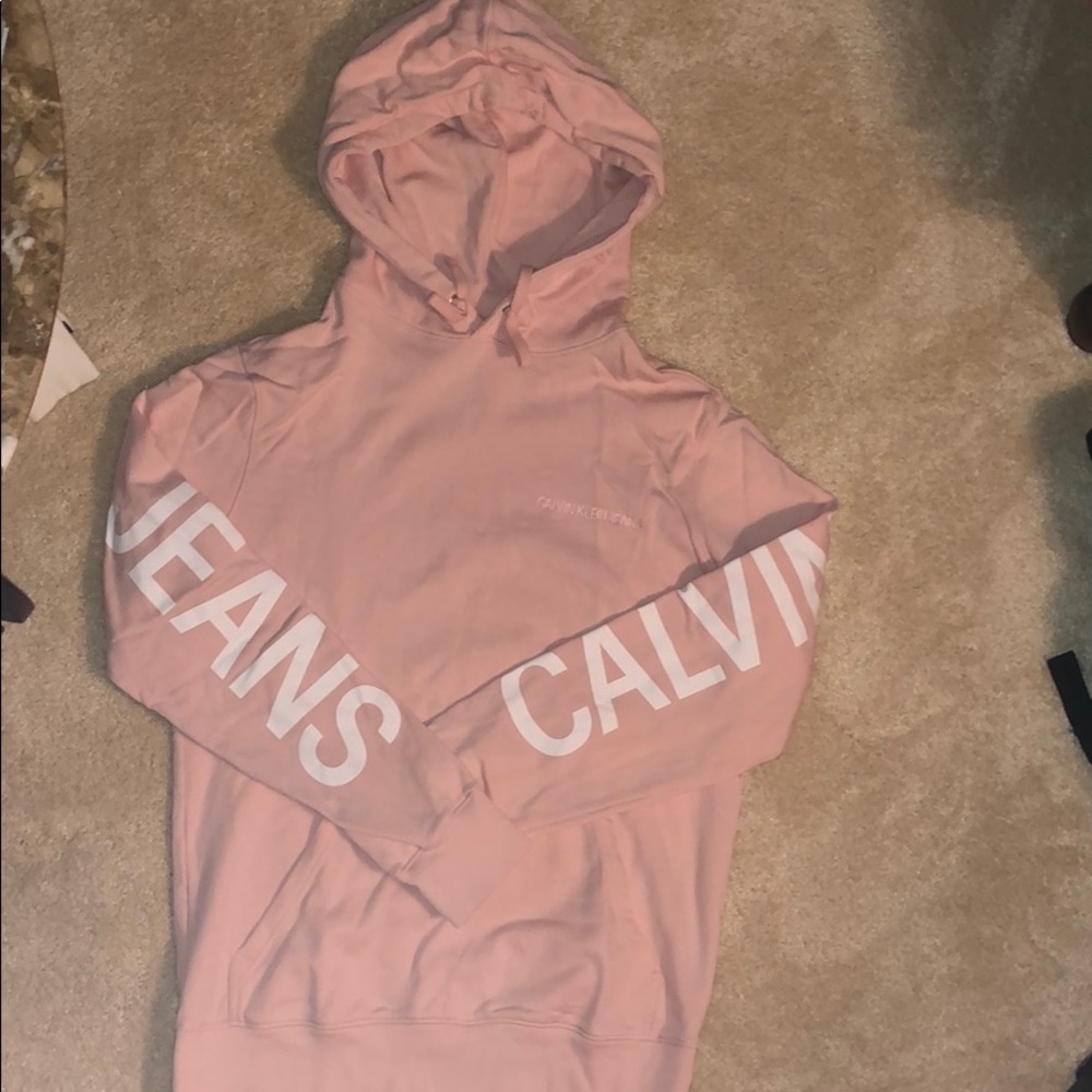 Calvin Klein Jeans pink hoodie
